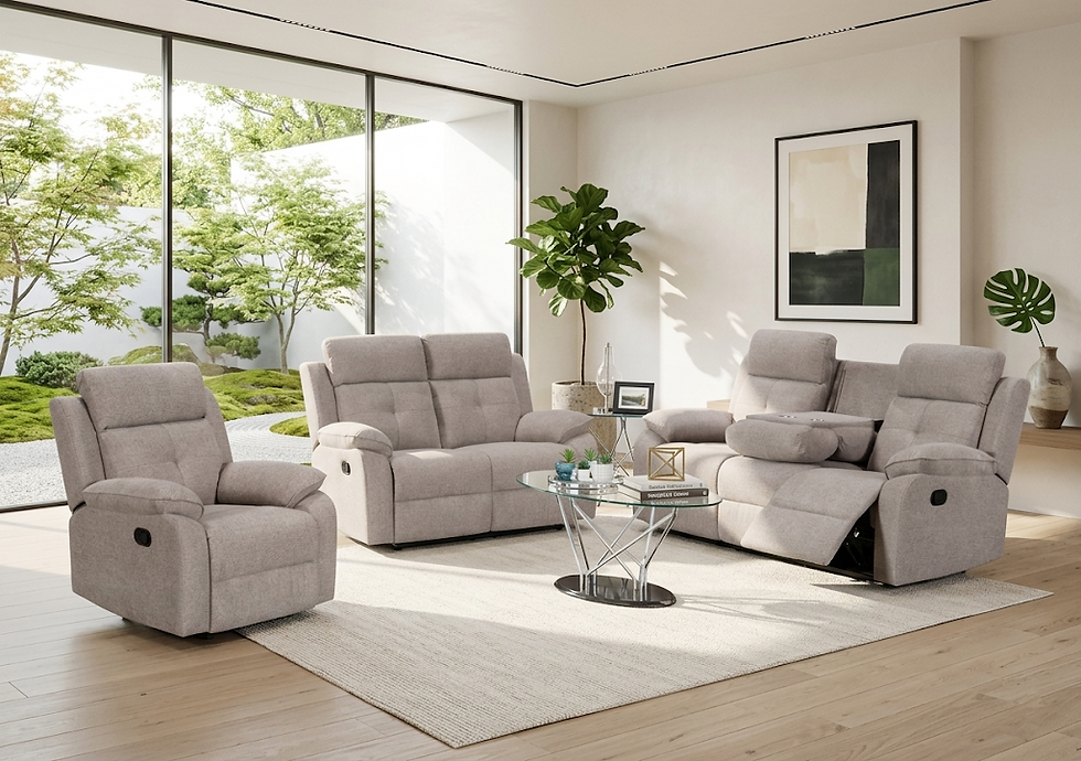 Abbey Manual Recliner Suite – supplier image 2