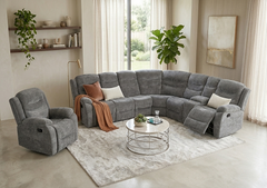 Benson Manual Recliner Corner Sofa – supplier image 2