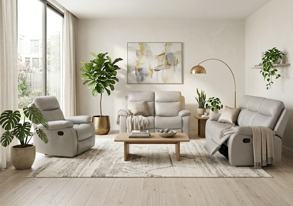 Bristol Manual Recliner Suite – supplier image 1