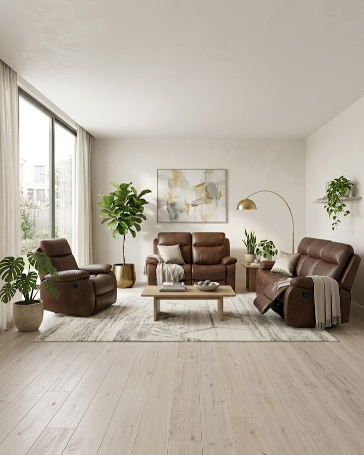 Bristol Manual Recliner Suite – supplier image 2