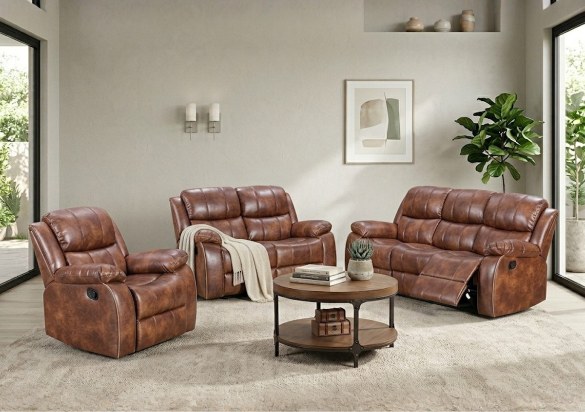 Judy Manual Recliner Suite – supplier image 1