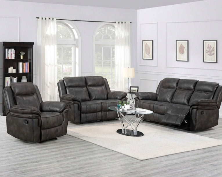 Luca Manual Recliner Suite – supplier image 1