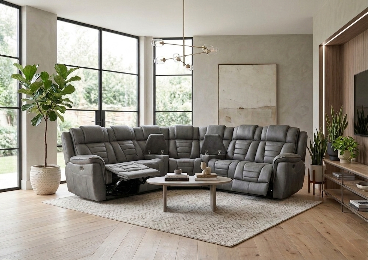 Maddox Power Recliner Corner Sofa – supplier image 5