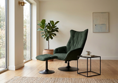 Osbourne Swivel Reclining Chair with Footstool – supplier image 5