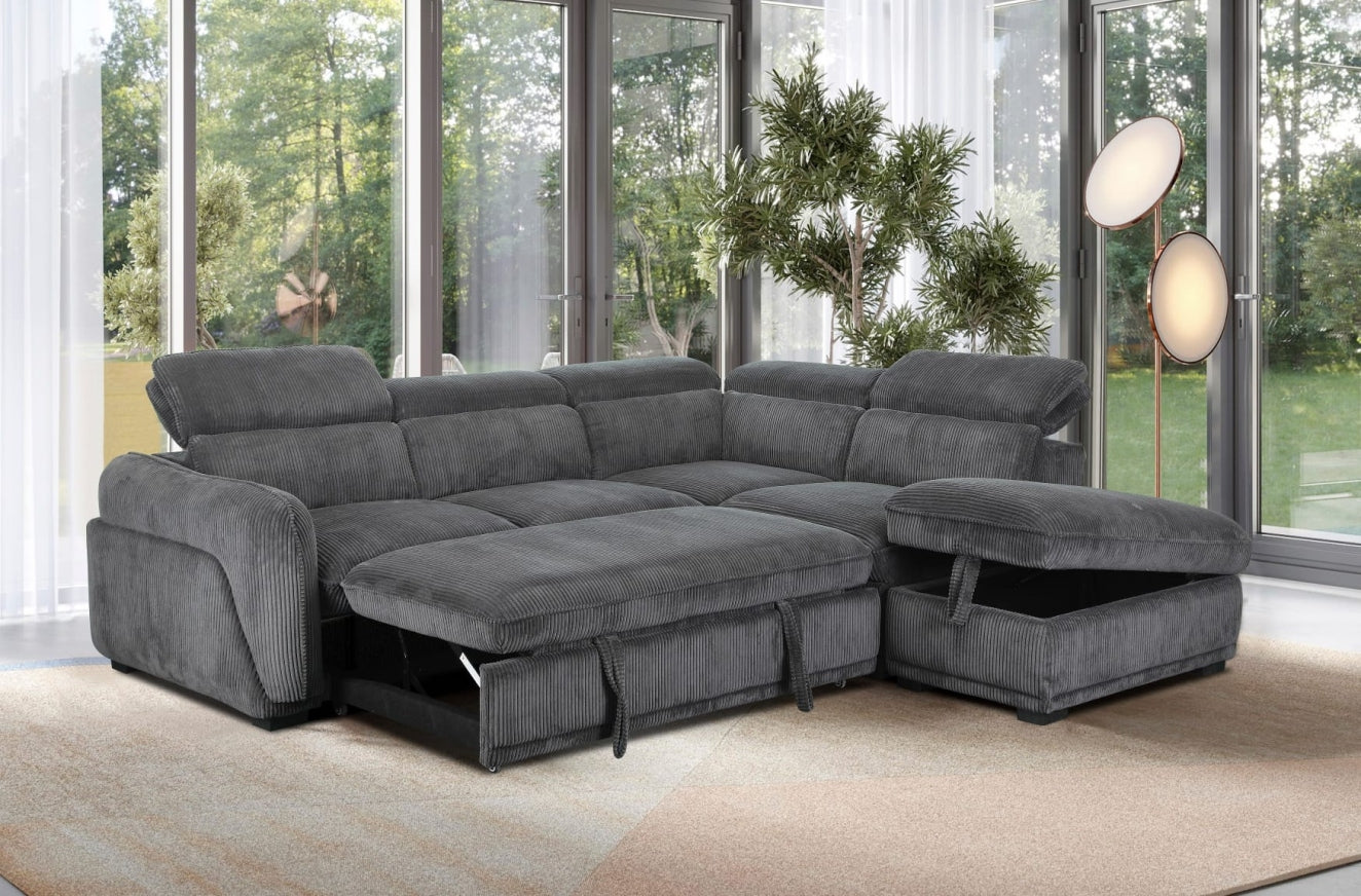 Porto Corner Sofa Bed – supplier image 2