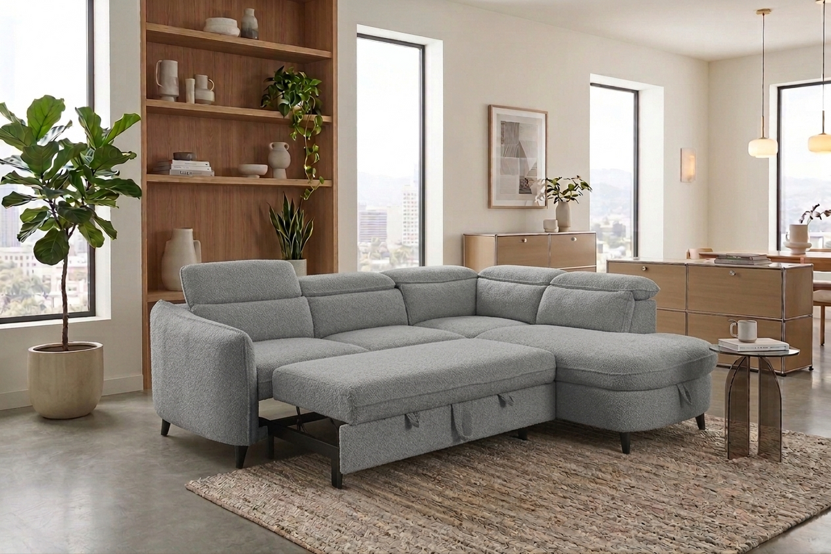 Quebec Corner Sofa Bed – supplier image 1
