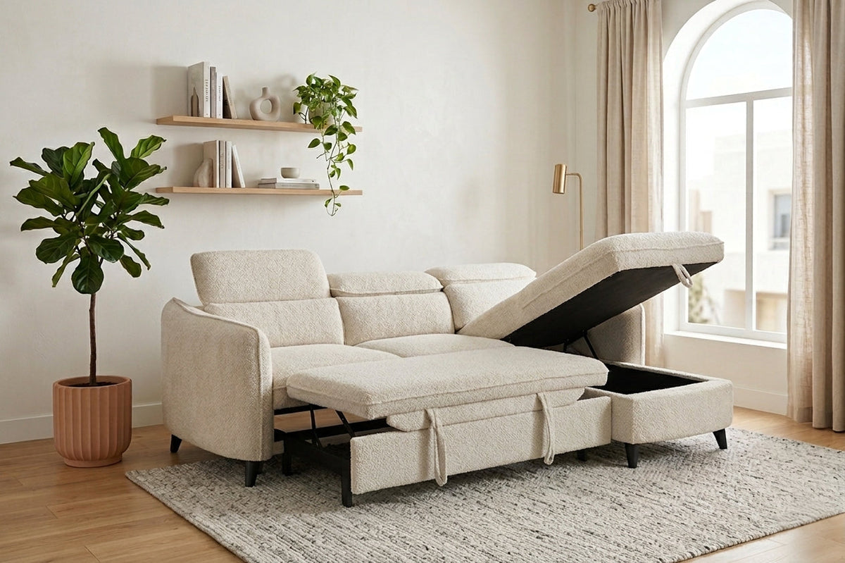 Quebec Interchangeable Chaise Sofa Bed – supplier image 1