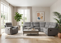 Vera Manual Recliner Corner Sofa – supplier image 1