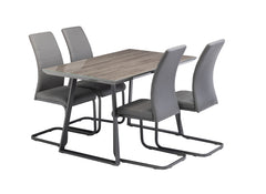 Michigan Table W/Soho Grey Chairs