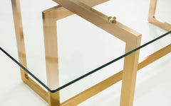 Minori Glass Table - top