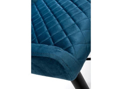 Two Malmo Velvet Bar Stools