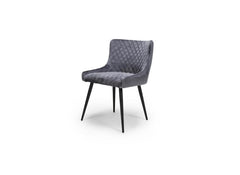 Two Malmo Velvet Dining Chairs