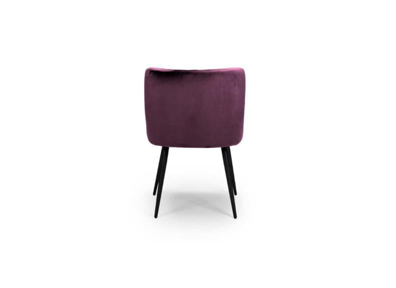 Two Malmo Velvet Dining Chairs