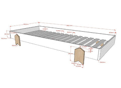 Modulo Arrow Bed - dimensions