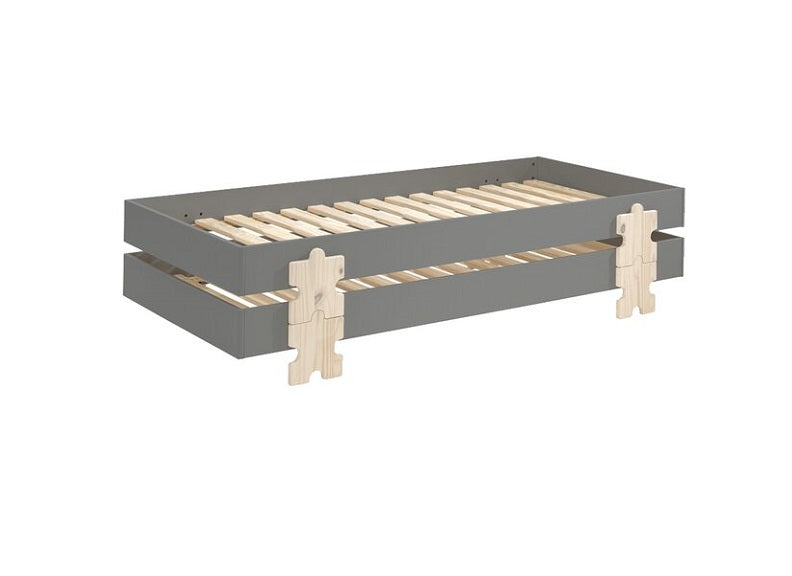 Modulo Grey Puzzle Bed - stack