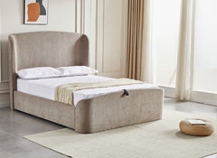 Blaire Fabric Storage Bed (Pre-Order All Except 5 ft Cream) – Upholstered Storage Bed