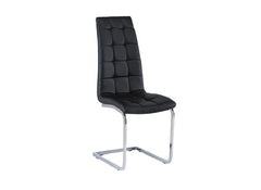 Moreno Black PU Chair - 1