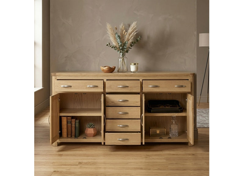 New Treviso Oak Grand Sideboard