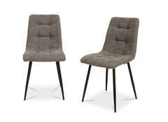 Four Newport Fabric Dining Chairs – Set Of Four Fabric Dining Chairs