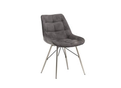 Nova Grey Fabric Chair - 1