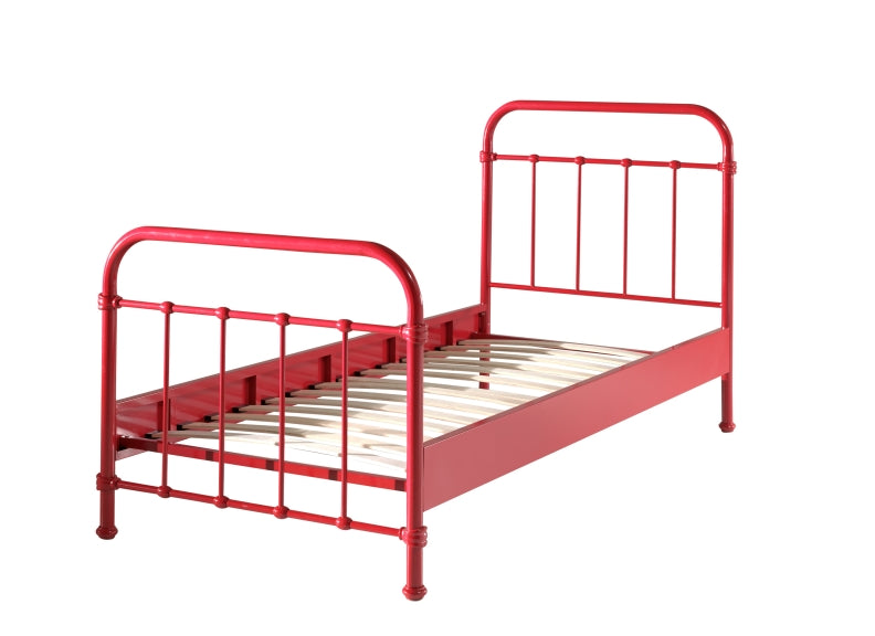 New York Red Single Bed 