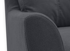 Olten Fabric Three Seat Sofa - armrest