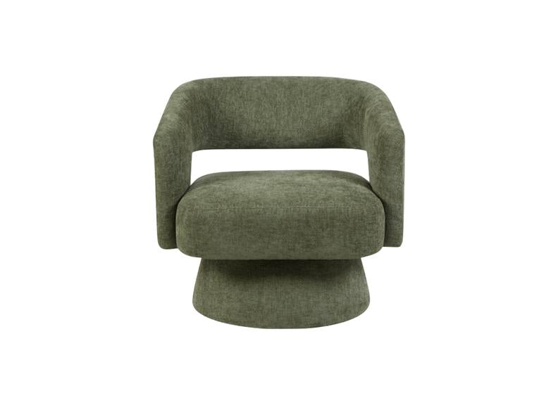 Orla Green Accent Chair - front