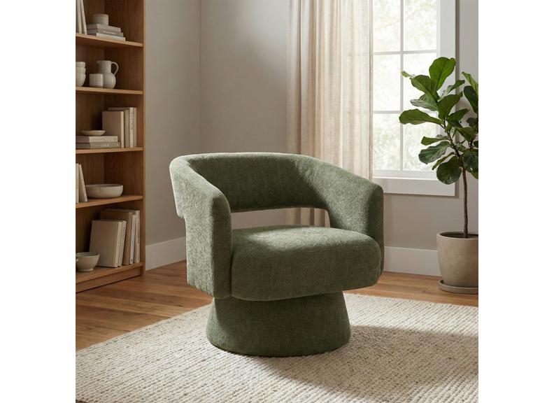 Orla Green Accent Chair - room