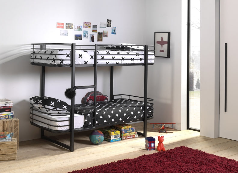 Oscar Black Metal Bunk Bed - room