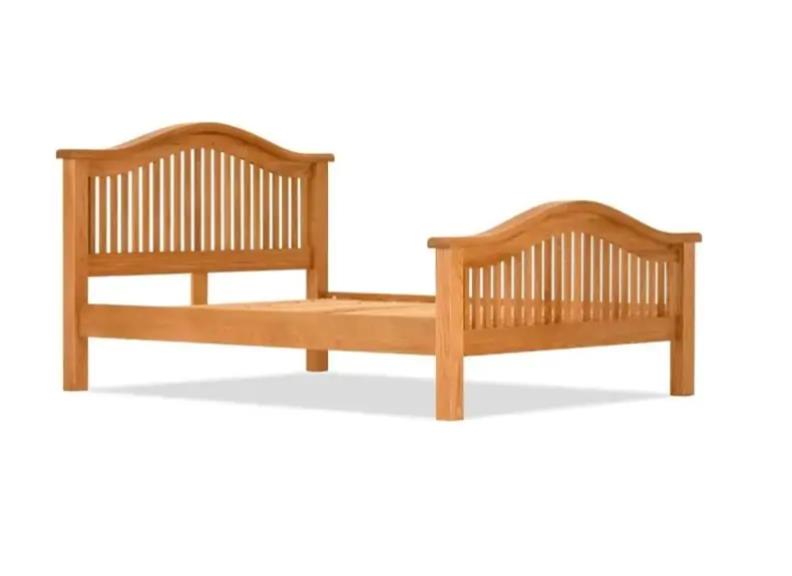 Oscar Curved Bedframe - side