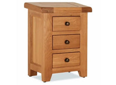 Oscar 3 Drawer Bedside