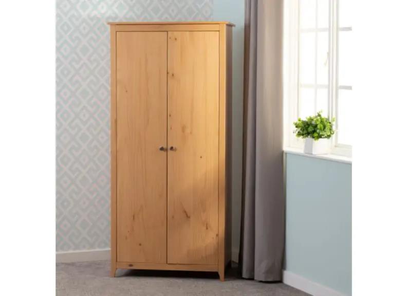 Oslo Pine Wardrobe - room