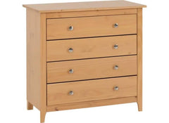 Oslo Pine Four Drawer Chest - 1