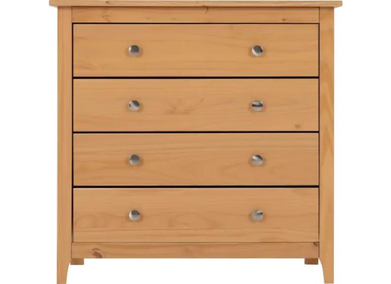 Oslo Pine Four Drawer Chest - front