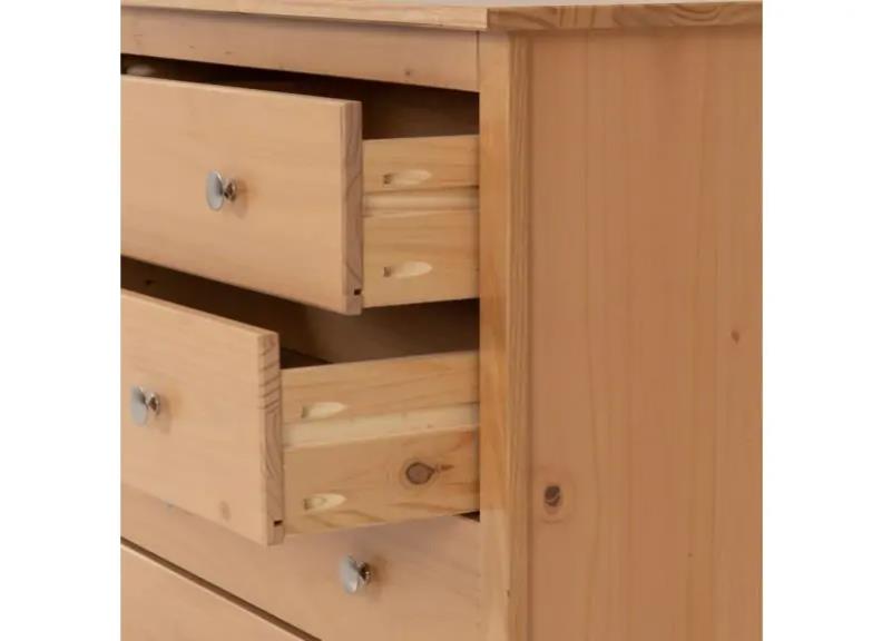 Oslo Pine Four Drawer Chest - drawer