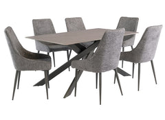 Camilla Table W/Jemma Fabric Chairs