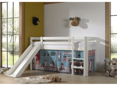 Pino Mid-Sleeper With Slide - pet shop curtain