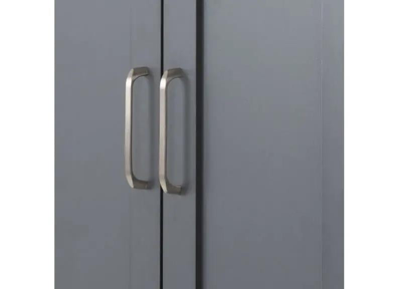 Portland Grey Triple Wardrobe - detail