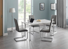 Positano Dining Table With Roma Dining Chairs - room