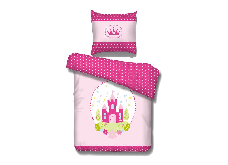 Princess Pinky Bed W/Options Duvet Set