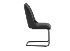 Ravello Dark Grey Chair - side