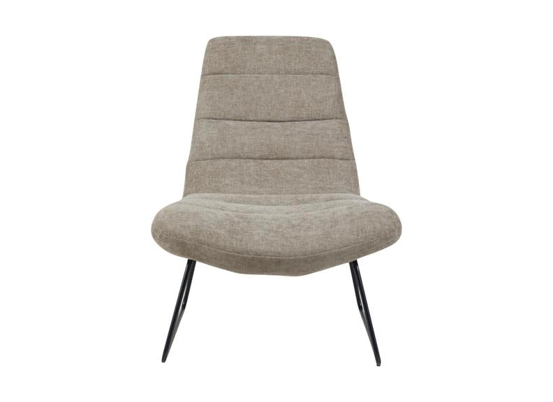 Reese Taupe Accent Chair - front