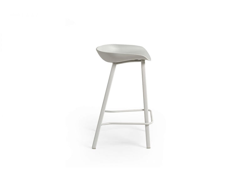 Renzo Grey Bar Stool - side