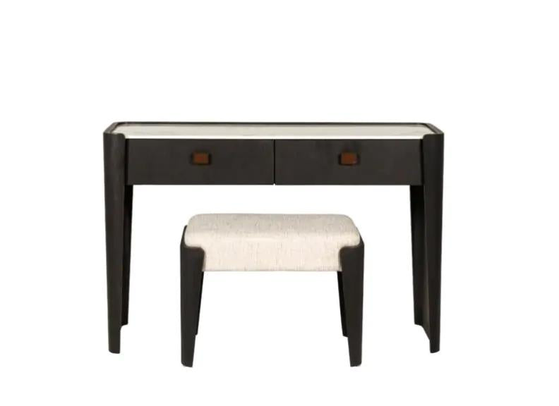 Rhodes Dressing Table W/Bedroom Stool - front