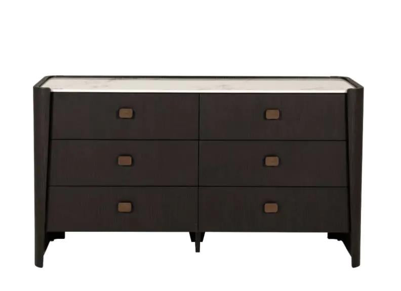 Rhodes 6 Drawer Wide Chest - front