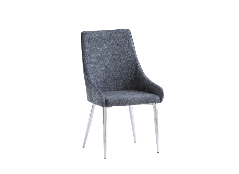 Rhone Blue Fabric Chair - 2