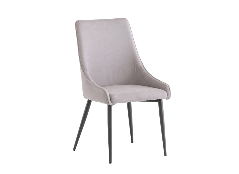 Rimini Grey Fabric Chair - 1