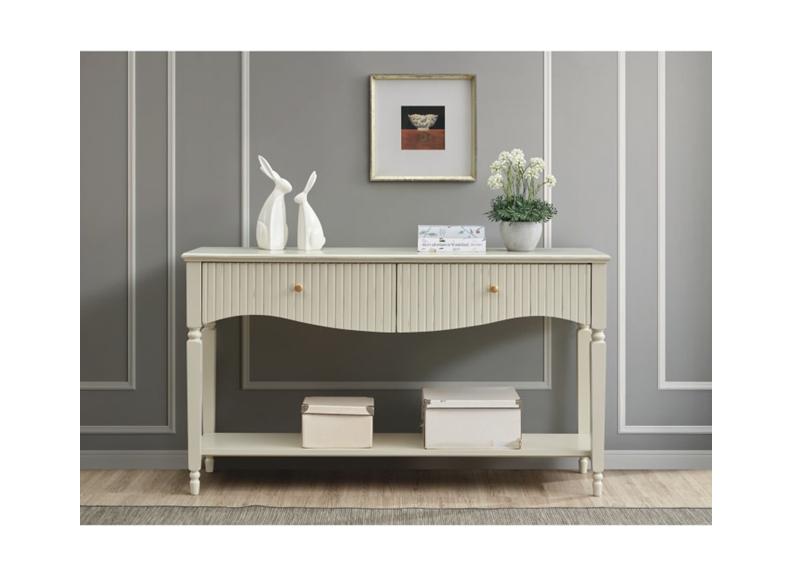 Ritz Cream Large Console Table - room