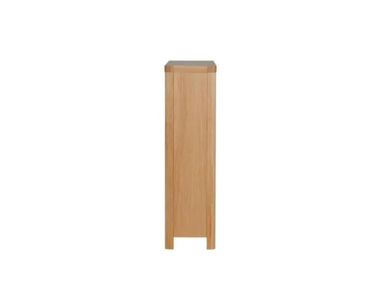 Renata Oak Bookcase - side