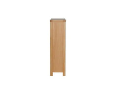 Renata Oak Bookcase - side